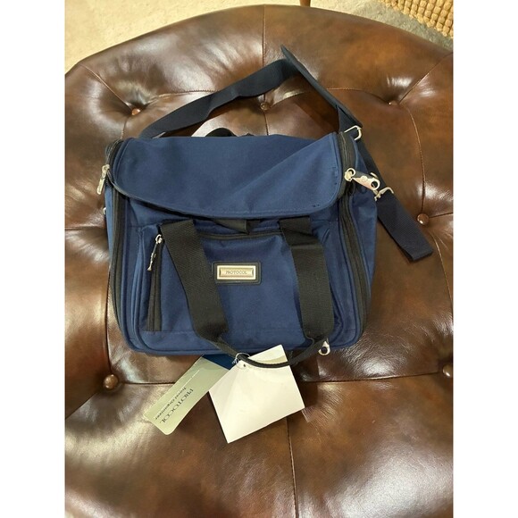 PROTOCOL TRAVEL ORGANIZER TOILETRY HANGING BAG NWT BLUE - Picture 1 of 6